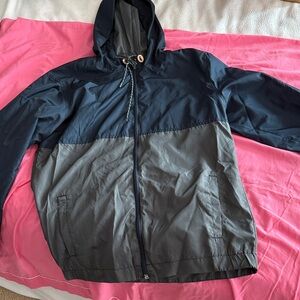 Men’s Mossimo Supply Co. Navy and Gray Windbreaker.  Size Medium.  Wore once.